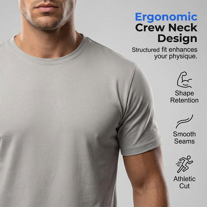 🔥Hot Sale Offers-Men's Athletic T-Shirt & Shorts 2-Piece Set