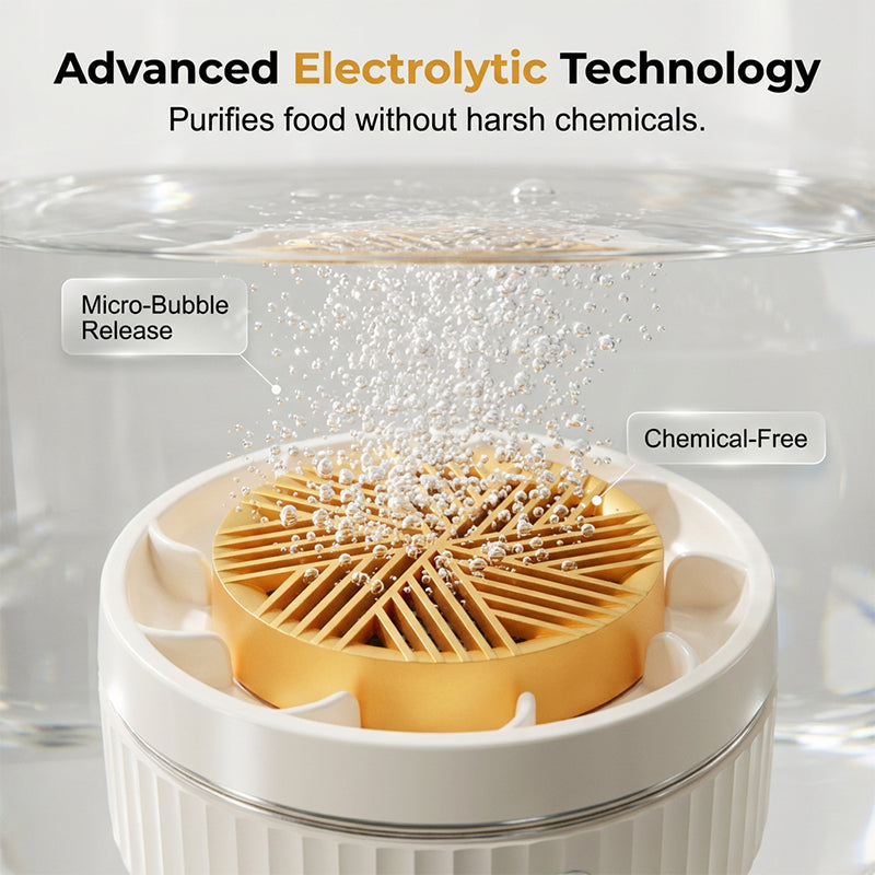 🔥Hot Sale Offers-Portable Fruit & Vegetable Purifier Cleaner