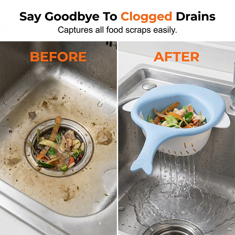 Magnetic Kitchen Sink Strainer Basket