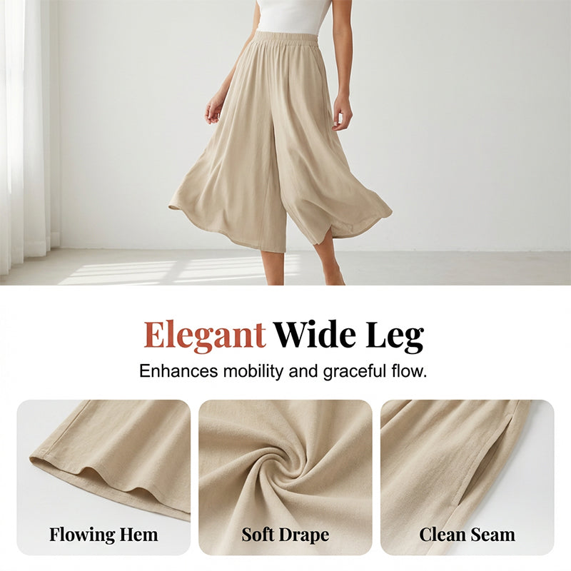 New Arrivals & Special Offers🍂Lightweight Elastic Waist Crop Pants for Women