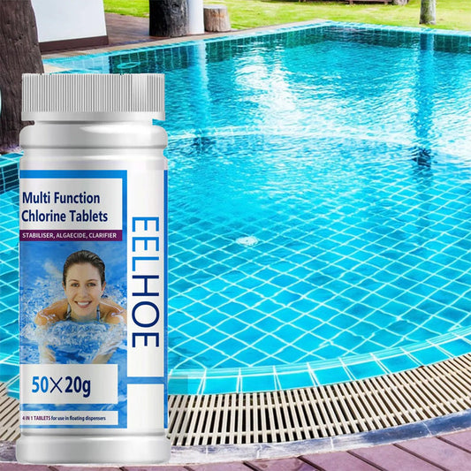 🔥Hot Deals-Pool Cleaning Chlorine Tablets - Algae Control & Water Clarify