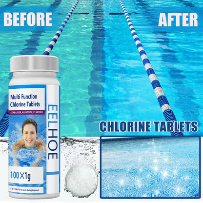 🔥Hot Deals-Pool Cleaning Chlorine Tablets - Algae Control & Water Clarify
