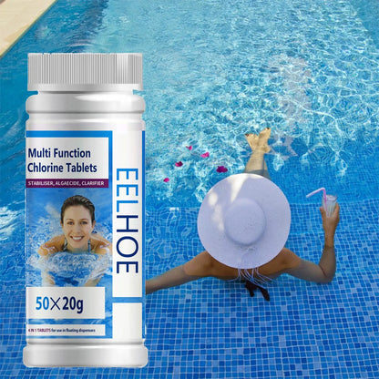 🔥Hot Deals-Pool Cleaning Chlorine Tablets - Algae Control & Water Clarify