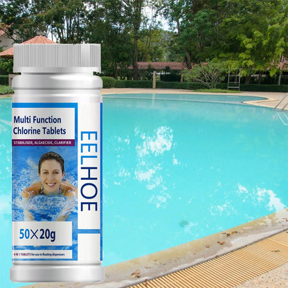 🔥Hot Deals-Pool Cleaning Chlorine Tablets - Algae Control & Water Clarify