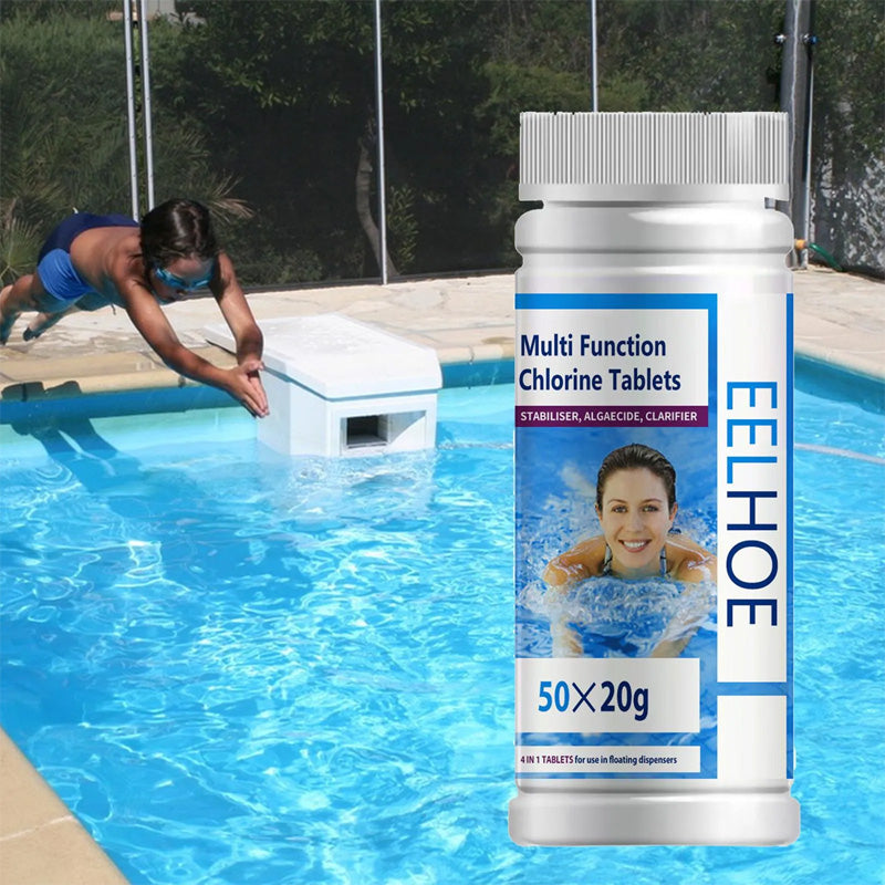 🔥Hot Deals-Pool Cleaning Chlorine Tablets - Algae Control & Water Clarify