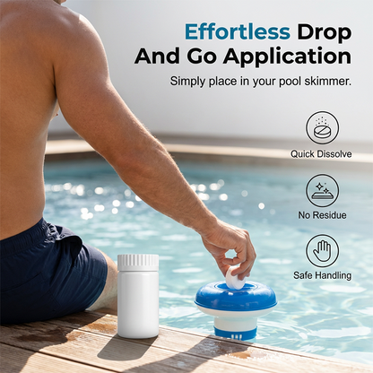 💐 50% OFF FLASH SALE! Crystal Clear Pool Cleaning Tablets – Instant Dissolve, Sparkling Water in Hours 💧✨ 【Limited Time】