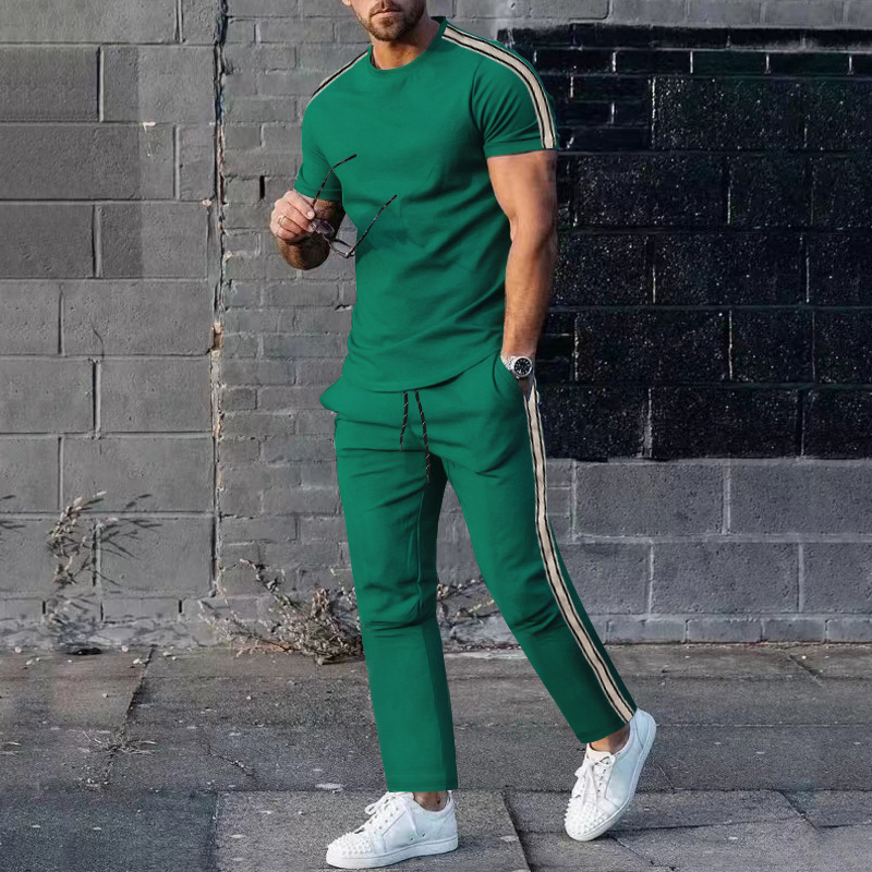 🔥Hot Sale Offers-Men's Casual T-Shirt & Pants Set