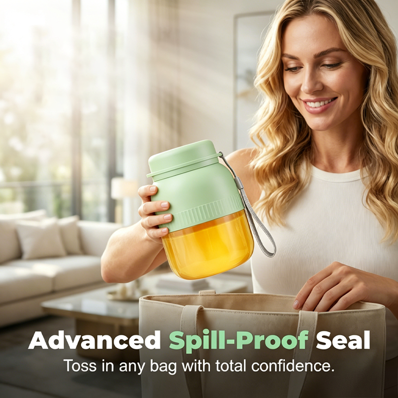🔥Hot Sale Offers-Portable Blender with Dual Lids & Cups