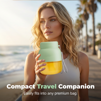 🔥Hot Sale Offers-Portable Blender with Dual Lids & Cups