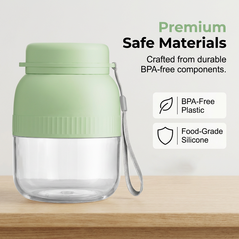 🔥Hot Sale Offers-Portable Blender with Dual Lids & Cups