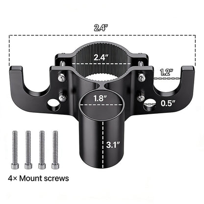 🔥Hot Sale Deals-Aluminum Trailer Towing Chain Organizer Mount