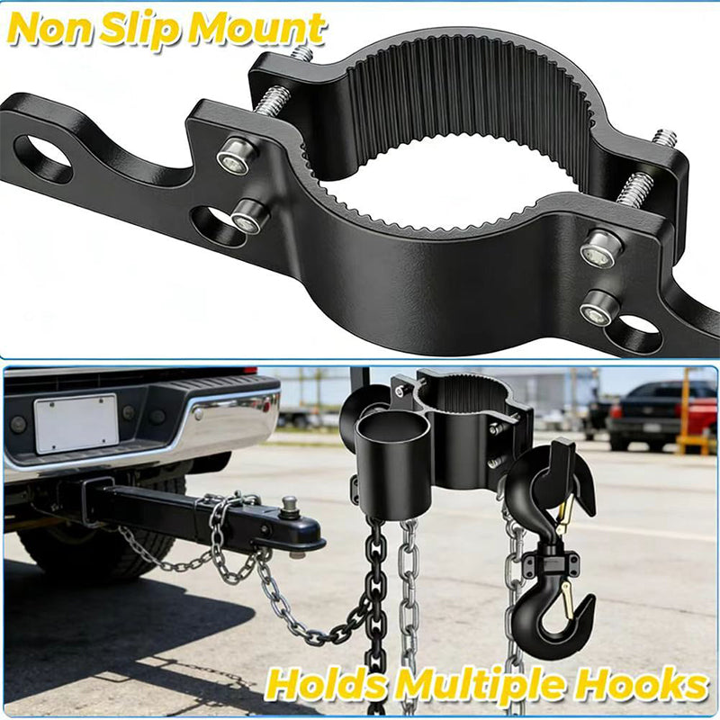 🔥Hot Sale Deals-Aluminum Trailer Towing Chain Organizer Mount