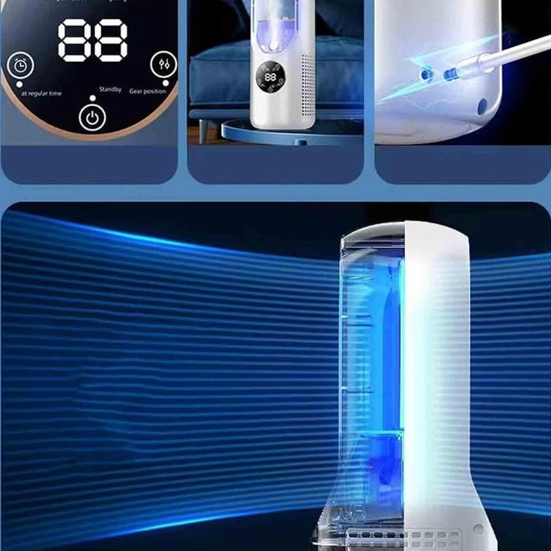 🔥Limited-time offer-6-Speed Bladeless Electric Fan with Light