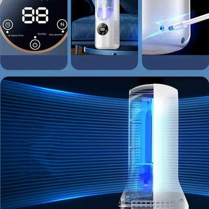🔥Limited-time offer-6-Speed Bladeless Electric Fan with Light