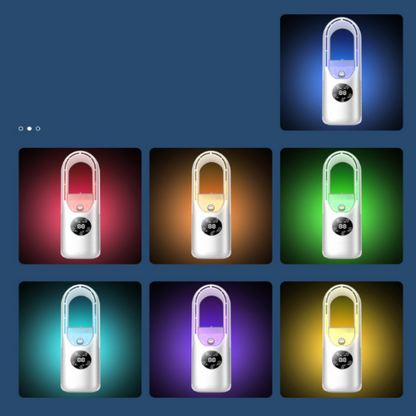 🔥Limited-time offer-6-Speed Bladeless Electric Fan with Light