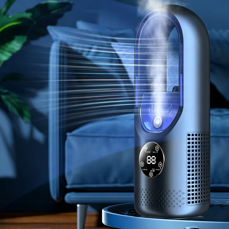 🔥Limited-time offer-6-Speed Bladeless Electric Fan with Light