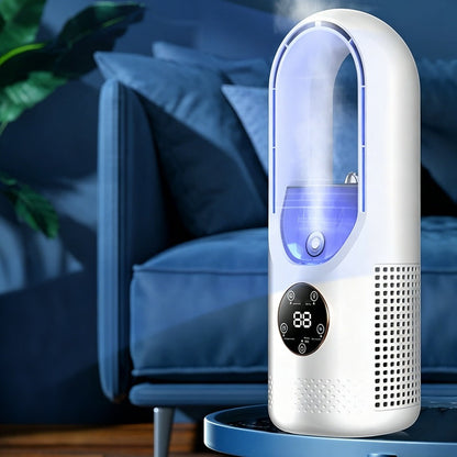 🔥Limited-time offer-6-Speed Bladeless Electric Fan with Light