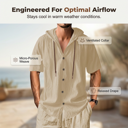 🔥Hot Deals-Men's Casual Hooded Shirt & Pants Set