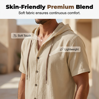 🔥Hot Deals-Men's Casual Hooded Shirt & Pants Set