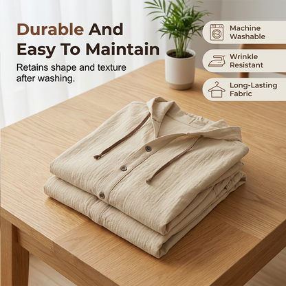 🔥Hot Deals-Men's Casual Hooded Shirt & Pants Set