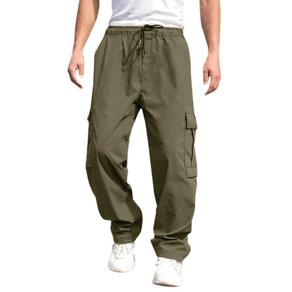 👖 Comfort Meets Style: Men’s Loose Fit Casual Pants with Multiple Pockets ✨
