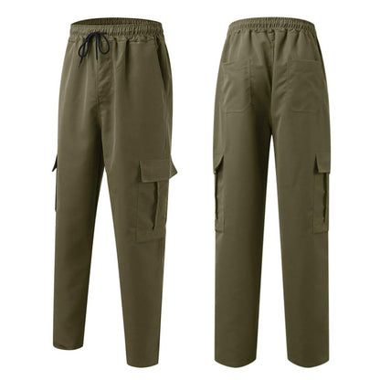 👖 Comfort Meets Style: Men’s Loose Fit Casual Pants with Multiple Pockets ✨