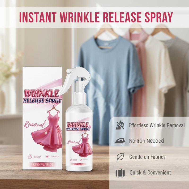 🔥Limited-time offer-Instant Static Guard & Wrinkle Release Spray
