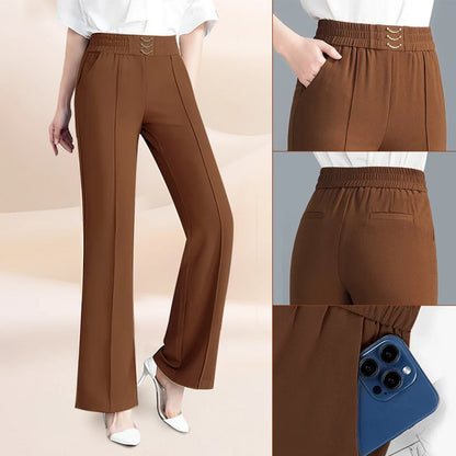 🎁New arrival 40% OFF💥Women's High-Waist Wide-Leg Trousers