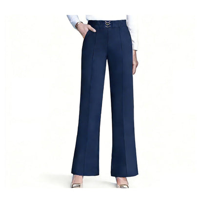 🎁New arrival 50% OFF💥Women's High-Waist Wide-Leg Trousers