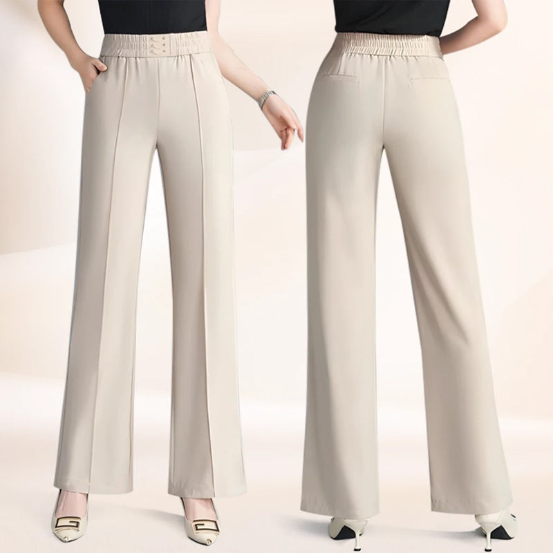 🎁New arrival 40% OFF💥Women's High-Waist Wide-Leg Trousers