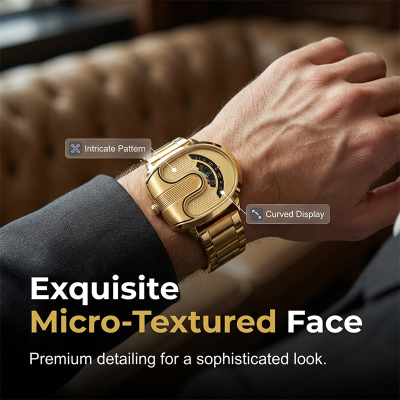 🔥2026 New Arrivals Sale-Men's Fashion U-Shaped Dial Watch