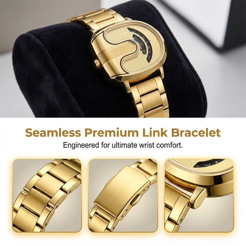 🔥2026 New Arrivals Sale-Men's Fashion U-Shaped Dial Watch