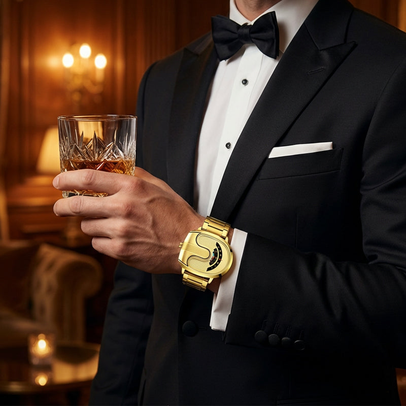 🔥2026 New Arrivals Sale-Men's Fashion U-Shaped Dial Watch