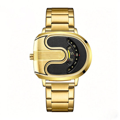 🔥2026 New Arrivals Sale-Men's Fashion U-Shaped Dial Watch