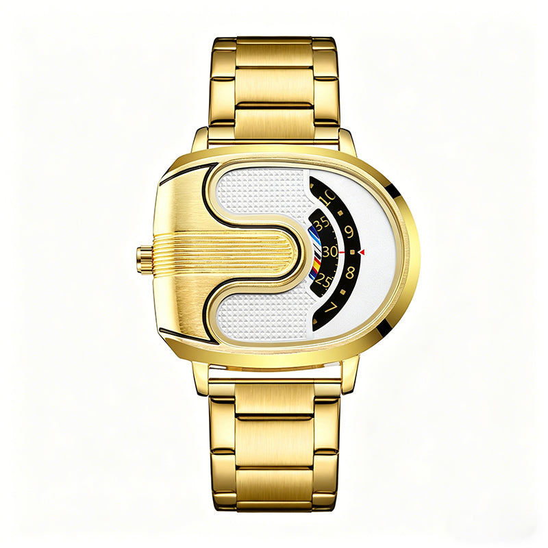 🔥2026 New Arrivals Sale-Men's Fashion U-Shaped Dial Watch