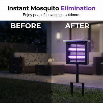 🏆2026 New Arrivals - 50% Off!🔥3500V High Powered Solar Bug Zapper for Indoor & Outdoor