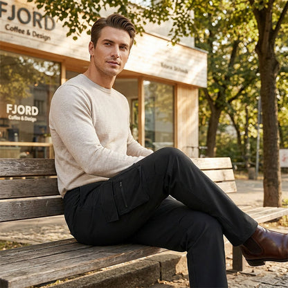 ✨ Practical Comfort | Men's Multi-Pocket Relaxed-Fit Cargo Pants