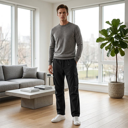 ✨ Practical Comfort | Men's Multi-Pocket Relaxed-Fit Cargo Pants