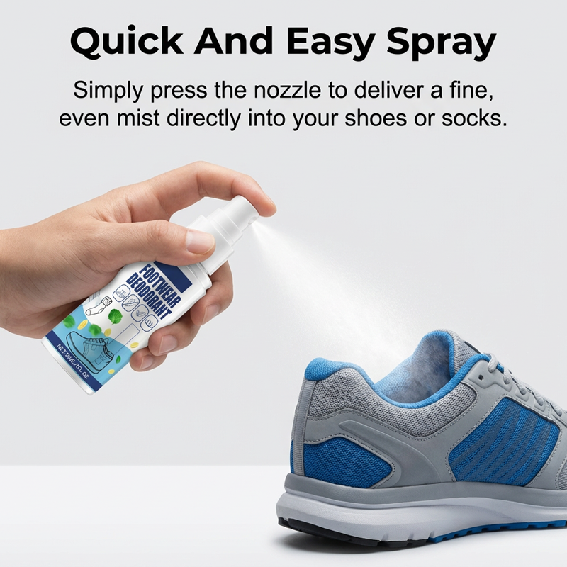 Footwear Deodorant Spray for Shoes and Socks