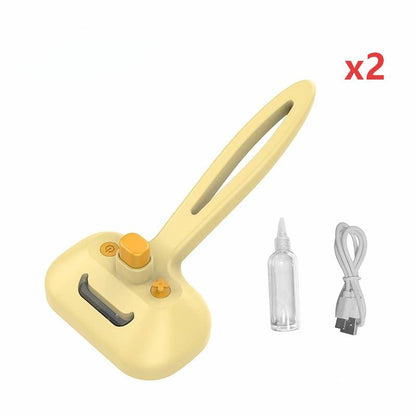 Self-Cleaning Mist Pet Brush with UV Light