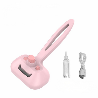 Self-Cleaning Mist Pet Brush with UV Light