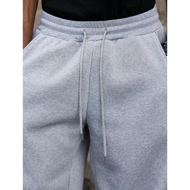 🔥 Heavyweight Comfort | Unisex Wide-Leg Straight-Fit Sweatpants with Drawstring Waist