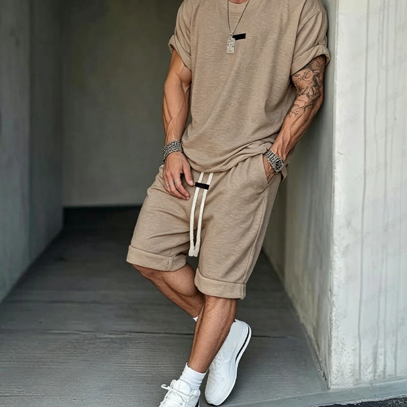 🎁New Arrival 58% OFF💥Men's Casual T-Shirt & Shorts Set
