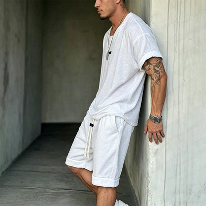 🎁New Arrival 58% OFF💥Men's Casual T-Shirt & Shorts Set