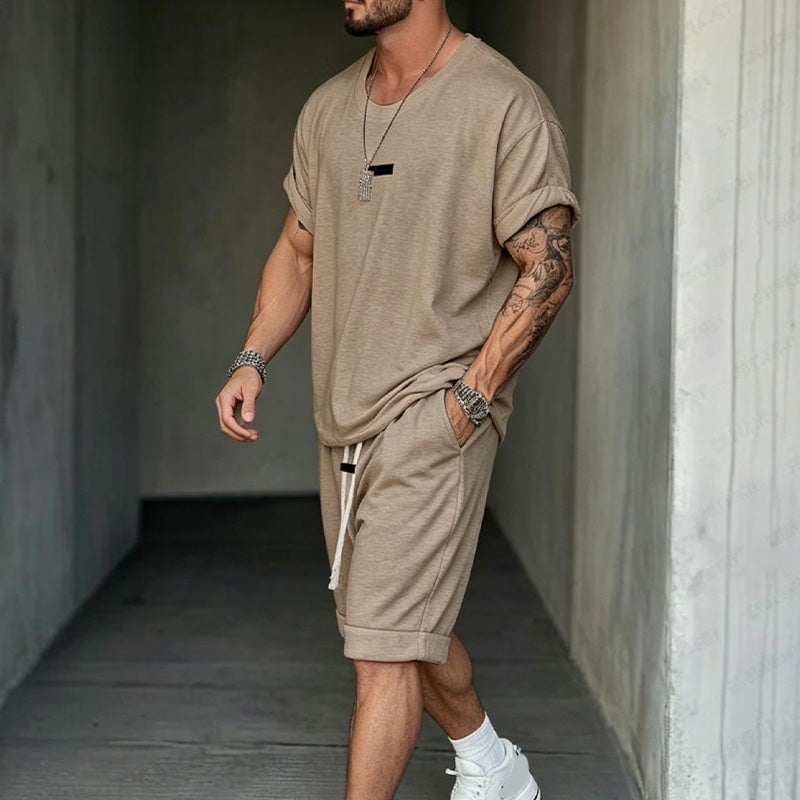 🎁New Arrival 58% OFF💥Men's Casual T-Shirt & Shorts Set