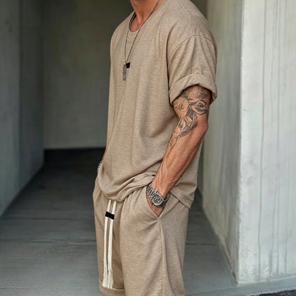 🎁New Arrival 58% OFF💥Men's Casual T-Shirt & Shorts Set