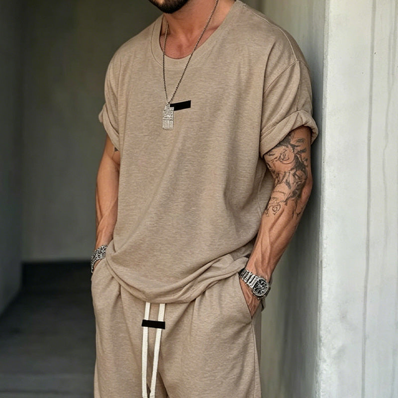 🎁New Arrival 58% OFF💥Men's Casual T-Shirt & Shorts Set