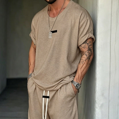 🎁New Arrival 58% OFF💥Men's Casual T-Shirt & Shorts Set