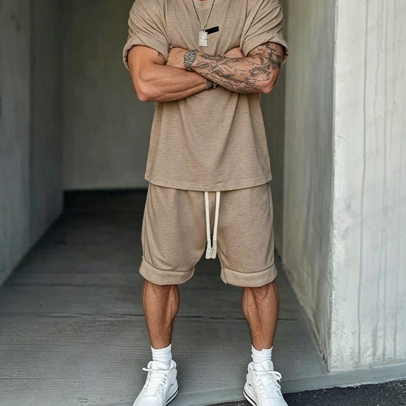 🎁New Arrival 58% OFF💥Men's Casual T-Shirt & Shorts Set