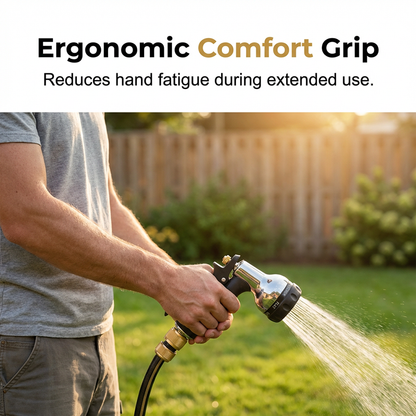 💧 50% OFF NOW! 🔧 Heavy-Duty Metal Garden Hose Nozzle Sprayer – 10 Adjustable Spray Patterns, Ergonomic Handle & Leak-Proof for Lawn, Car & Patio 🌿